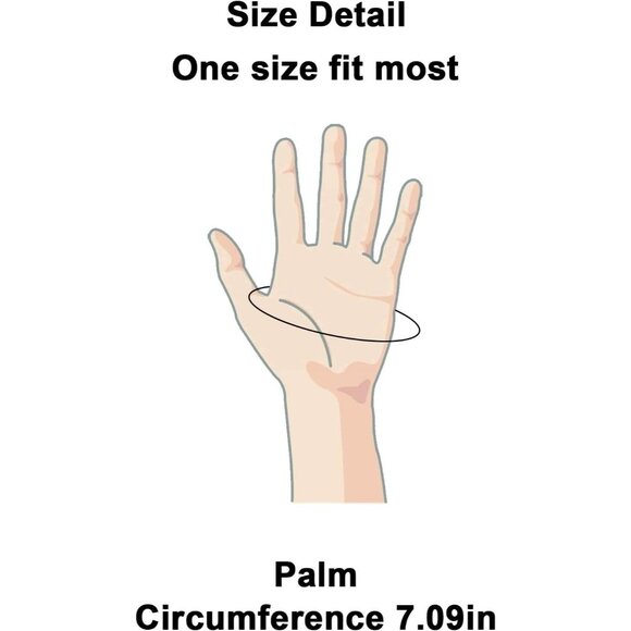 Men's Black PU Faux Leather Outdoor Sports Cosplay Costume Half Finger Gloves - Picture 8 of 8